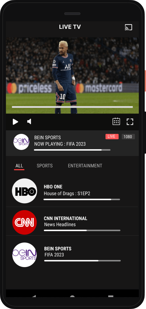 Vodlix Live TV & EPG